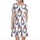 thumbnail image 1 of Disketp Golf balls para Vestido de Manga Corta para Mujeres, Vestidos de Verano para Mujeres, Casual y Holgado para la Playa, 1 of 6