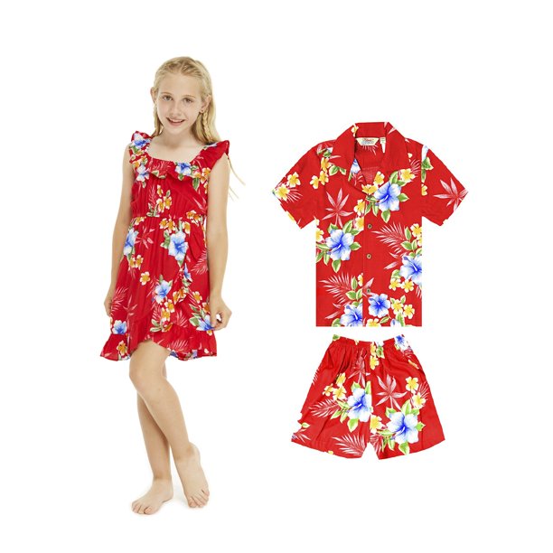 matching luau outfits