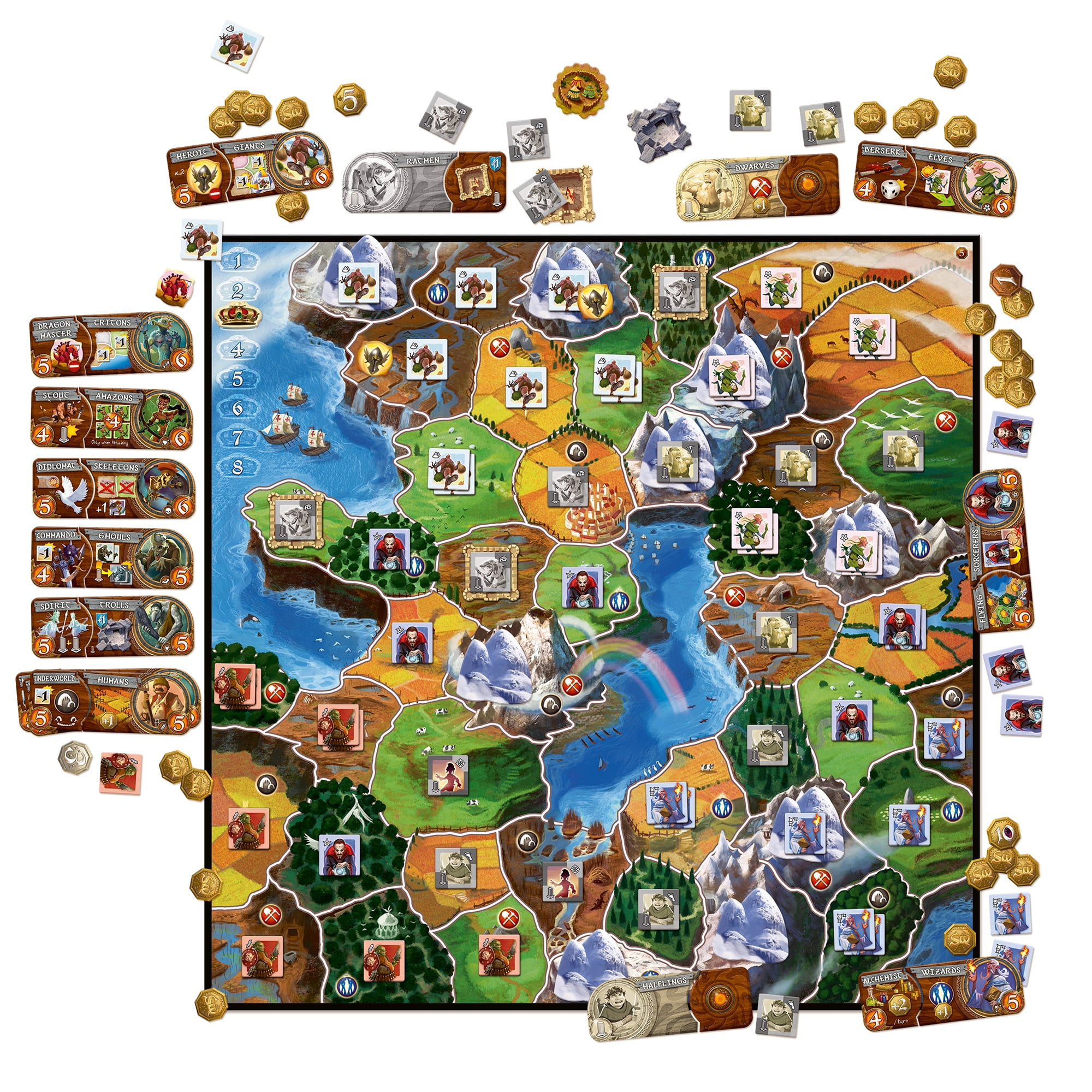 Small World Family Strategy Board Game for Ages 8+, from Asmodee