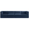 thumbnail image 4 of Meridian Furniture Quincy Canapé Modulaire en Velours Bleu Marine, 4 of 13