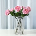 thumbnail image 3 of Farfi Single Branch Artificial Flower Realistic No Watering Non-fading Photo Props Ins Style Real Touch Imitation Rose for Wedding (Light Pink), 3 of 13