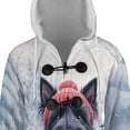 thumbnail image 4 of Playful Scottish Terrier Welcomes Winter Snowy Day with Cardinal Bird All Over Print 3D Hooded Duffle Toggle Coat Scottie Dog Lover Gifts - 2017, 4 of 6