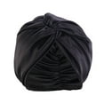 thumbnail image 2 of Skymirror Adjustable Satin Faux Silk Bonnet Front Knot Back Adjustable Buckle Large Long Curly Hair Wrap Elastic Drawstring Beauty Hat, 2 of 8