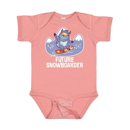

Inktastic Snowboarding Future Snowboarder Gift Baby Boy or Baby Girl Bodysuit