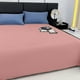 thumbnail image 4 of Sábana de poliéster de color liso de 180 x 230 cm | Sábana de fibra suave y lavable | Ropa de cama duradera y resistente a la decoloración | Sábana de fácil cuidado para todos los tamaños de, 4 of 5