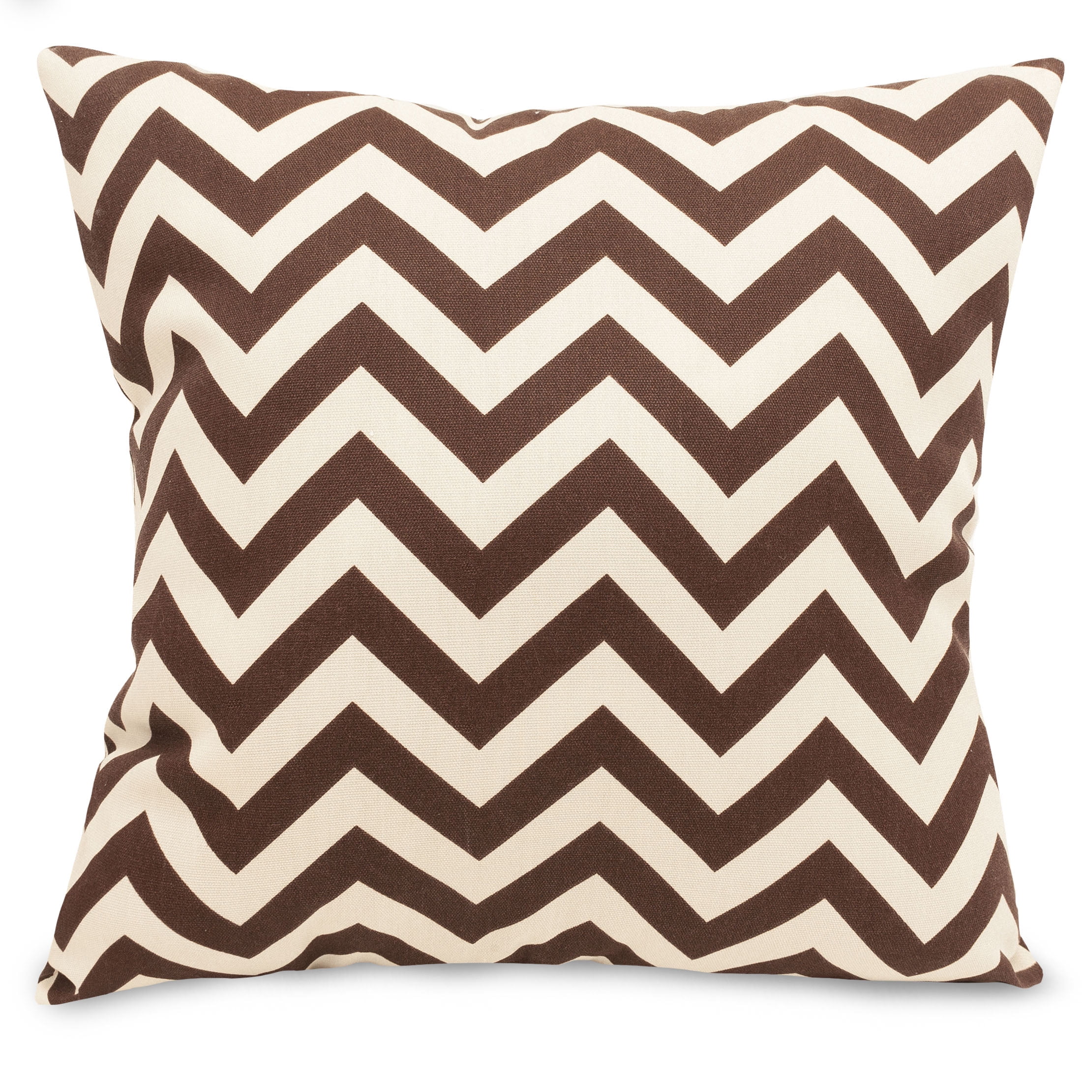 Majestic Home Goods Indoor Outdoor Chocolate Chevron Extra Large