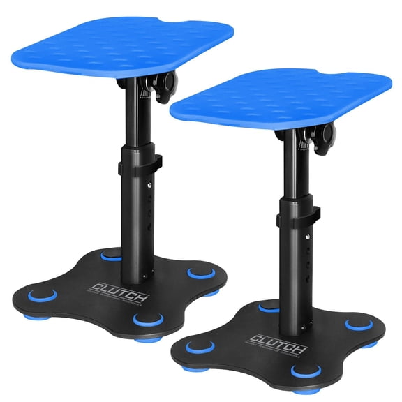 Clutch Mighty Series Desktop Monitor Stands in Blue (pair)