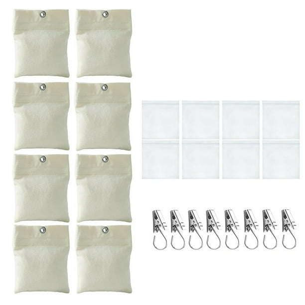 Toystoory Juego de 8 bolsas de peso para cortinas de jardín, resistentes al viento y con peso inferior. Almacenamiento y organización del hogar