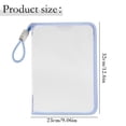 thumbnail image 3 of Pencil Pouches Case,Clear Exam Pencil Pouch,Mesh Zipper Pen Pouch,Pencil Storage Pouch,Mesh Pencil Case with Handle,Large Capacity Rectangular Pen Pouch,Lightweight Nylon Stationery Storage Bag,Blue, 3 of 6
