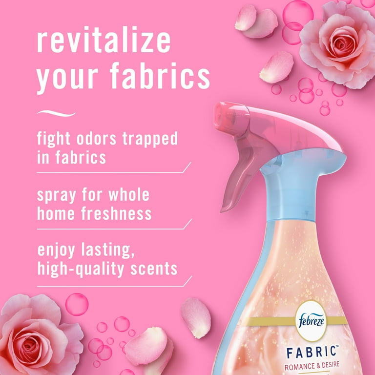 Febreze Odor-Fighting Fabric Refresher, Romance & Desire, 23.6oz