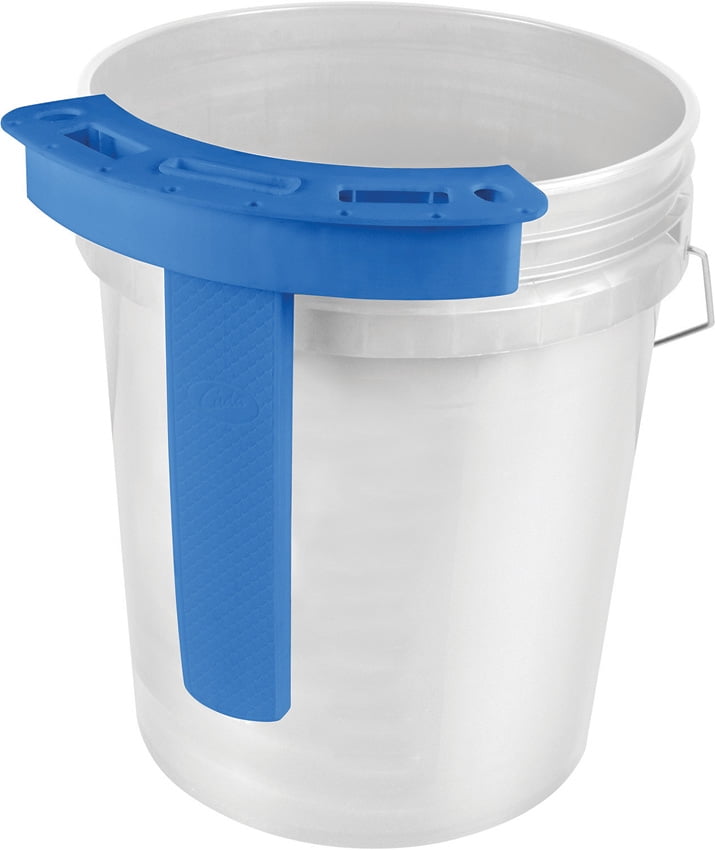 Cuda Fishing Bucket Tackle Center Organization Tool, for 5 Gallon Buckets, Plastic, White/Blue
