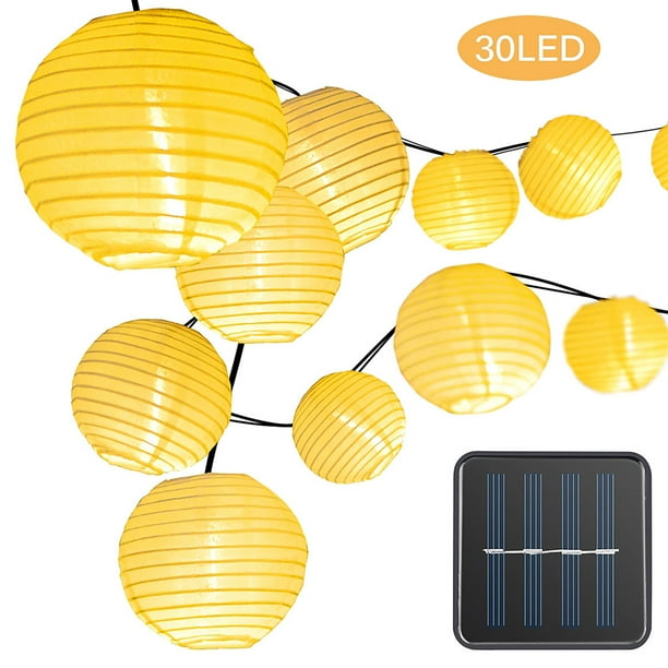 Luces Solares De Hadas Luces Solares Para Exteriores Luces De Jardín Linterna Blanca Cálida Para Balcón Lámpara Solar Jardín Linterna Impermeable Vogacara HA024436-02