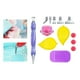thumbnail image 5 of 13pcs 5D resina diamante pintura punto taladro bricolaje Cielo estrellado violeta SM SunniMix Bandejas de pintura de diamantes, 5 of 8