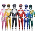 thumbnail image 2 of Disfraz de superhéroe samurái Sentai Shinkenger Rangers para adultos y niños, máscara de fantasía para Halloween xuanjing unisex, 2 of 2