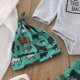 thumbnail image 3 of Gibobby Conjunto de leggings para bebés y niñas Mono de manga larga con estampado de para niños pequeños y niñas, mono con estampado de animados(Gris,6-12 Meses), 3 of 5