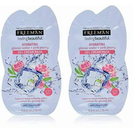 Freeman Facial Glacier Water Hydrating Cream Mask (Pack of 2)