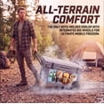 thumbnail image 3 of Camping Ice Chest Cooler 45QT, Portable Insulated Cooler Box with Strap and Side Handle for Food and Beverage Storage, Great for Beach, Picnic and Boating, 3 of 7