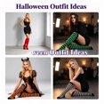 thumbnail image 4 of DOVACKA Cotton Knee High Socks for Women, Long Tall Stockings, Breathable Stretchy, Great for Halloween Costume & Daily Wear, 4 of 6