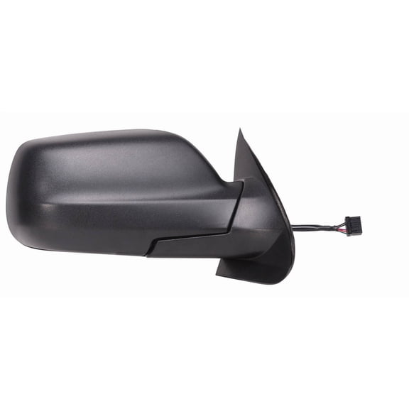 60123C - Fit System Passenger Side Mirror for 05-10 Jeep Grand Cherokee w/o memory, black, foldaway, Heated Power