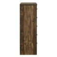 thumbnail image 3 of Furniture of America Kodo Rustic Wood 5-Drawer Chest in Walnut, 3 of 8