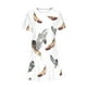 thumbnail image 5 of Vestidos de Verano de Mujer Cuello Redondo Manga Corta Impreso, Ligero Y Cómodo Vestidos Casuales para Mujeres, 5 of 8