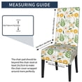 thumbnail image 5 of ZICANCN Green Gorgeous Flowers Chair Protectors Seat Covers , Dining Chair Slipcovers 1 Piece for Dining Room Hotel Kitchen, 5 of 8
