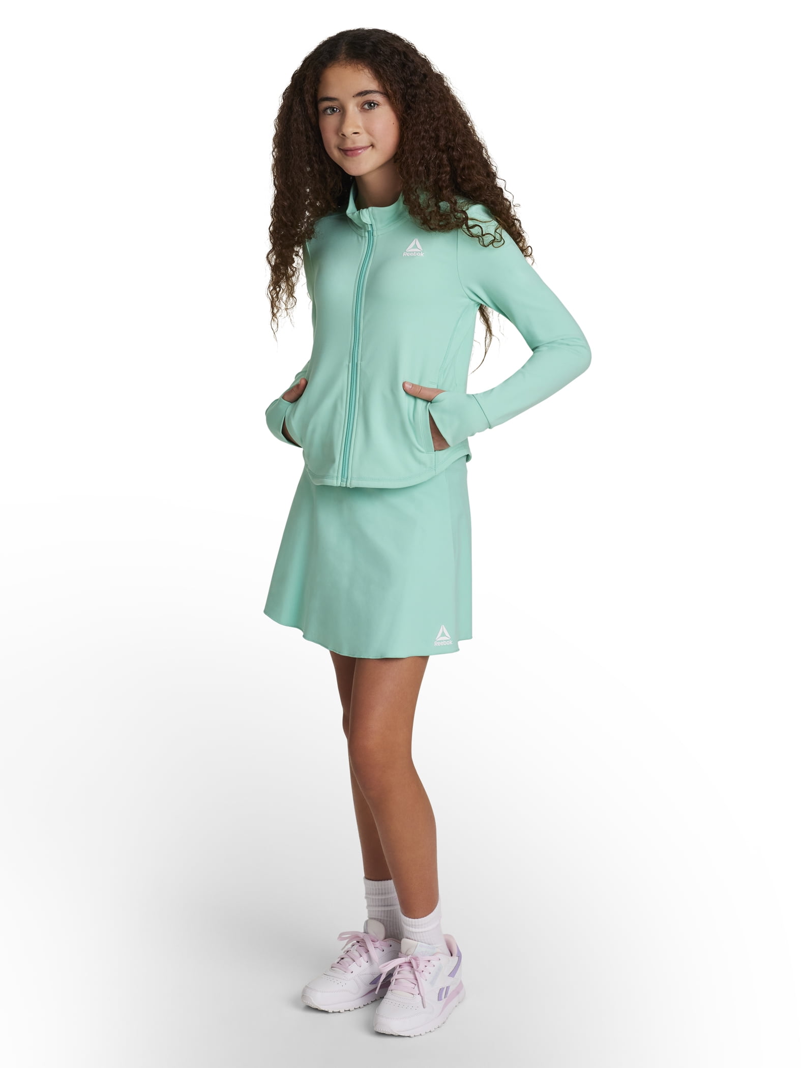 Reebok Girl's Courtside Performance Jacket, Sizes 4-18