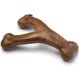 thumbnail image 1 of Juguete masticable para perros duradero para masticadores agresivos, fabricado en EE. UU., pequeño, sabor a tocino real (1 unidad) JM, 1 of 5