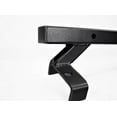 thumbnail image 2 of Fits 2007-2018 Jeep Wrangler JK Exposed Racks Roof Rack Cross Bar 8-00-9603-BK 39.875 Inch Length; Solid; Textured Black; Single; Rear Bar, 2 of 9