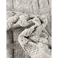 thumbnail image 4 of Unique Loom Outdoor Trellis Textured Collection Area Rug - Osage (3' Round Grey/Gray), 4 of 7