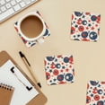 thumbnail image 6 of Multi-Shape Mdf Cork Coaster 4 Pieces Of Anti-Slip, Anti-Wear And Anti-Fouling 3.9in Easy To Clean And Stable Structure Independence Day Theme Star (2) Square, 6 of 7