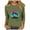 Army Green, variant on DDAPJ pyju 3/4 Sleeve Tops for Women Casual Aloha T-shirts Hawaiian Graphic Tees Three Quarter Length Summer Shirts Army Green S