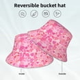 thumbnail image 2 of Fotbe Love Sombrero Tipo Pescador con Estampado – Sombrero de Sol de Algodón de Moda para Playa, Golf, Pesca, 2 of 6