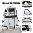 thumbnail image 3 of FORMRS Mini Backpack Purse for Women Travel Daypack Casual Shoulder Bag, Hockey Action Zone, 3 of 7