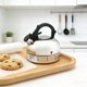 thumbnail image 5 of Temporizador de cocina con forma de tetera: temporizador mecánico para cocinar, hornear y hervir huevos. Fabricado en plástico apto para uso alimentario, no requiere pilas y es fácil de usar., 5 of 6