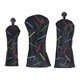 thumbnail image 2 of Funda Para Cabeza De Palo De , 3 Piezas Funda Protectora Para Cabeza De Palo De Cuero PU Impermeable Con Etiqueta Numérica, 2 of 7