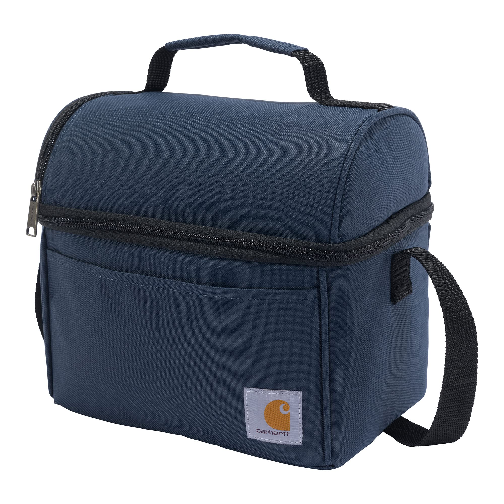 Carhartt Deluxe Dual Compartment Insulated Lunch Cooler Bag, Navy - image 2 of 7