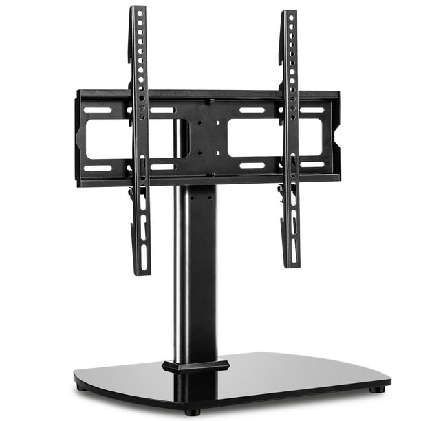 Modern Black Swivel Tv Table Top Stand, 55 Inch Tv Tabletop Stand