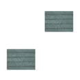 thumbnail image 1 of Yuarrent Alfombra de baño elegante y duradera de tela para un aspecto moderno alfombra absorbente antideslizante para suelo de baño verde agua agua verde 43*61 2piezas, 1 of 6