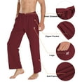 thumbnail image 5 of FEDTOSING Men's Sweatpants Cotton Male Jogger Loose Fit Red,up to Size 3XL, 5 of 5