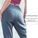 thumbnail image 4 of Pantalones de yoga para mujer, ajustados, cintura alta, contracción del vientre, levantamiento de cadera, pantalones deportivos recortados, pantalones elásticos de bolsillo para correr, pantalones, 4 of 6