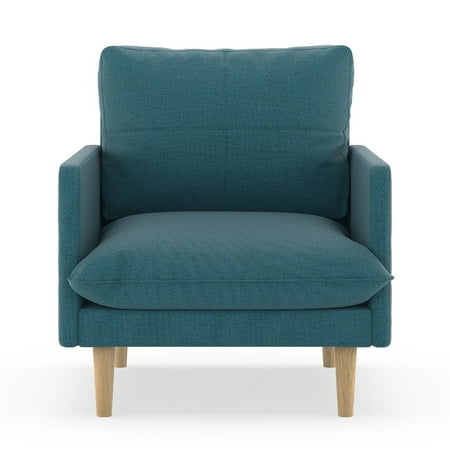 Aegean Weave Fish - Ascott Armchair Oxford Weave - Aegean Blue