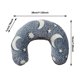 thumbnail image 3 of Almohadilla relajante para el cuello en forma de U para gatos, perros pequeños y medianos; funda ergonómica desmontable; cómoda alfombrilla de descanso para mascotas, 3 of 5