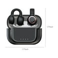 thumbnail image 2 of Bluetooth Earbuds, Hwkond Wireless Ear Clip Skeleton Conduction HeadphonesBluetooth 5.3 Waterproofs Open Ear HeadphonesApply For RunningSportsCyclingDriving, Black, Up to 60% Off, 2 of 8