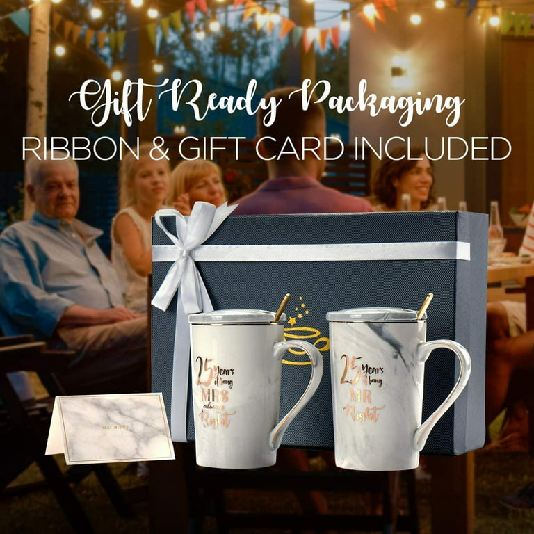 25th Anniversary Gifts for Couple, 25th Wedding Anniversary Gifts for Couple,  25th Anniversary Gift Bag, 25th Anniversary Gift Ideas 