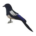 thumbnail image 2 of DOLITY Magpie Simulation Bird Animal Feathered Bird Model Bird Figurine Statue for Lawn 17cm, 2 of 9
