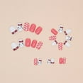 thumbnail image 4 of Cute Bow Cat False Nails, Short Round Head, Dot Art Nails, Pink, 24 Pieces, 4 of 4