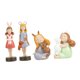 thumbnail image 5 of Estatuas de niña, modelo de regalo, figuras decorativas de niña, adorno de escritorio para encimera 4 piezas, 5 of 9