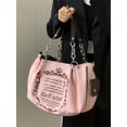 thumbnail image 4 of Bolso de mano con cadena gótica literaria retro de gran capacidad para mujer, bandolera suave con calabaza, nueva moda 2022, 4 of 5