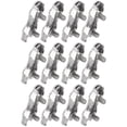 thumbnail image 4 of HURRISE Wire Rope Cable Clamp,Double Grips Cable Clamps,M3 12Pcs Stainless Steel Wire Rope Clips Double Grips Cable Clamps Fixing Wirerope Clips, 4 of 8